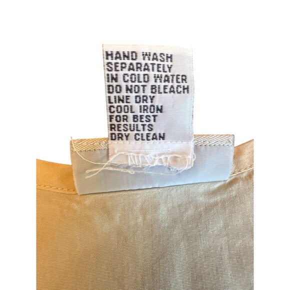 Avenue Womens Plus Size Tank Top 30/32 100% Silk Beige Sleeveless Lightweight - Picture 3 of 4